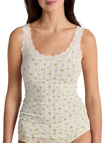 CALIDA Toujours Print Tank-Top Damen, mit Nadelstreifen-Optik von CALIDA