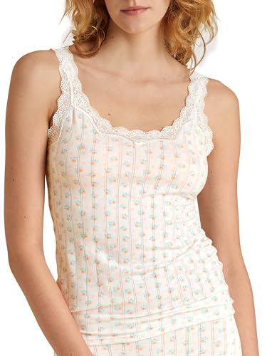 CALIDA Toujours Print Tank-Top Damen, mit Nadelstreifen-Optik von CALIDA