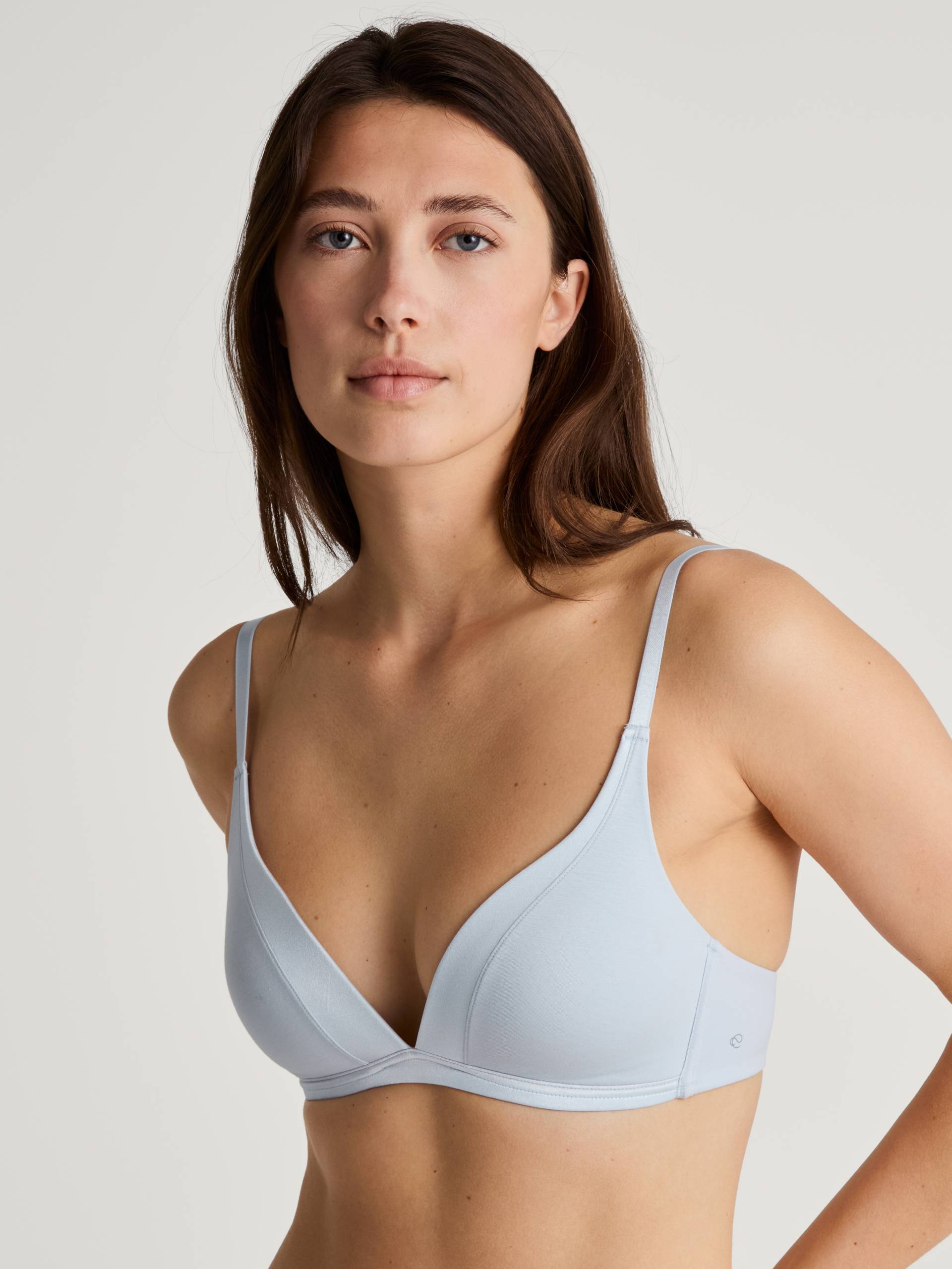 CALIDA Triangel-BH "Cate" Satinblende, ohne Bügel, Single-Jersey Qualität, elastisch, weich von CALIDA