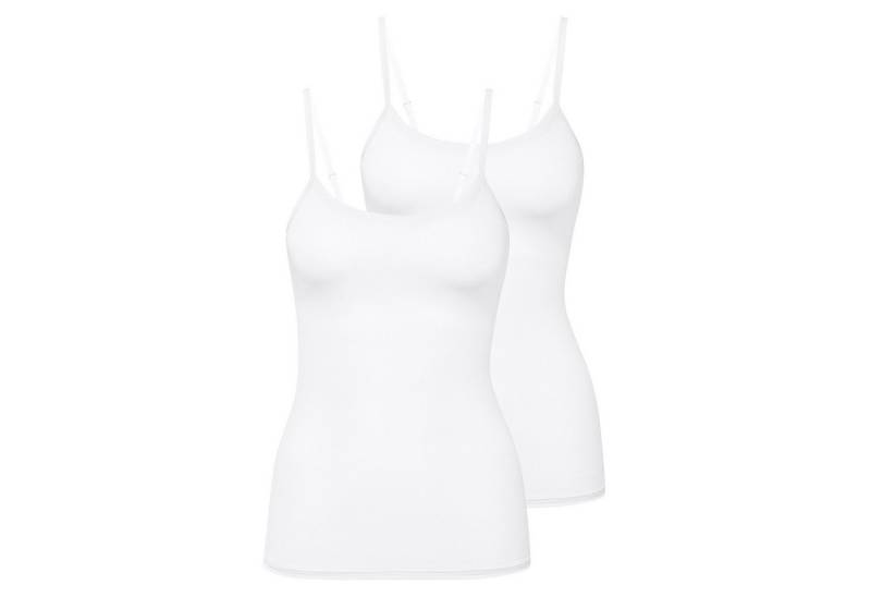 CALIDA Unterhemd Damen Unterhemd 2er Pack Baumwolle (Packung, 2er Pack) von CALIDA