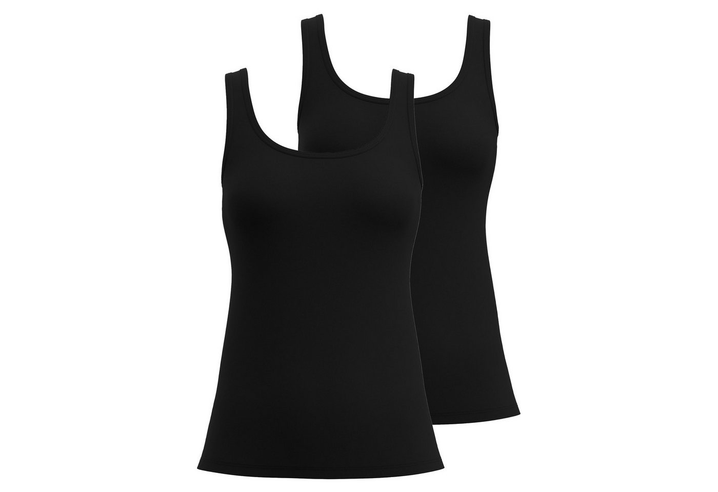 CALIDA Unterhemd Damen Unterhemd 2er Pack Baumwolle (Packung, 2er Pack) von CALIDA