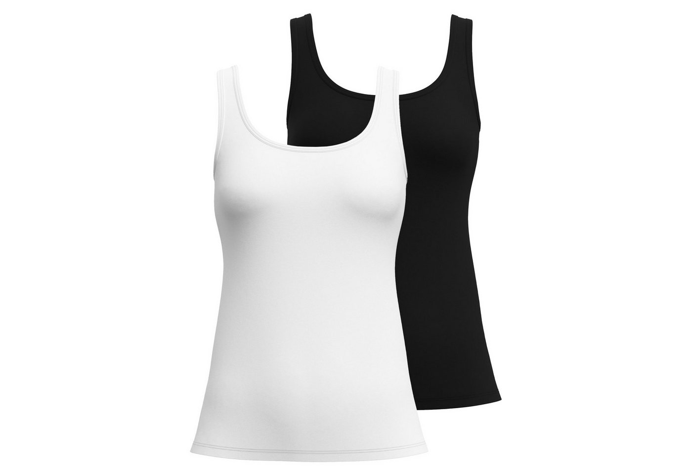 CALIDA Unterhemd Damen Unterhemd 2er Pack Baumwolle (Packung, 2er Pack) von CALIDA