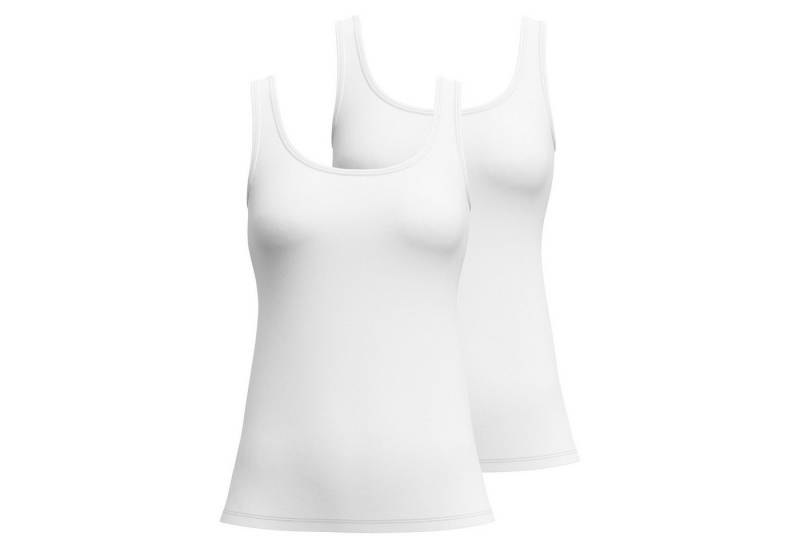 CALIDA Unterhemd Damen Unterhemd 2er Pack Baumwolle (Packung, 2er Pack) von CALIDA