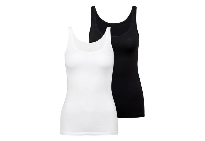 CALIDA Unterhemd Damen Unterhemd 2er Pack Baumwollmischung (Packung, 2er Pack) von CALIDA