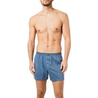 CALIDA Herren Boxershorts blau Baumwolle Gemustert von CALIDA