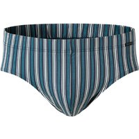 CALIDA Herren Slip blau Baumwolle Gestreift von CALIDA