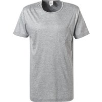 CALIDA Herren T-Shirt grau Jersey unifarben von CALIDA