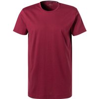 CALIDA Herren T-Shirt rot Baumwolle unifarben von CALIDA