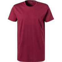 CALIDA Herren T-Shirt rot Baumwolle unifarben von CALIDA