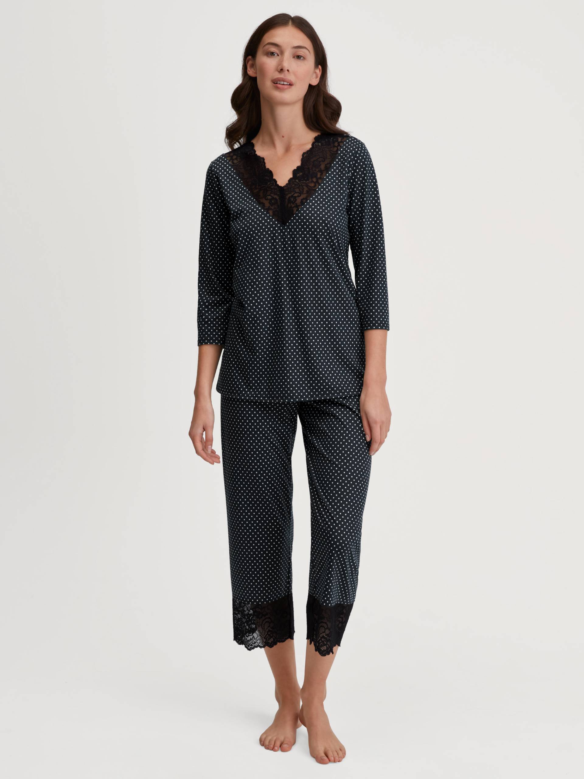 CALIDA - WOMEN 7/8 Pyjamas black - Gr. - M von CALIDA