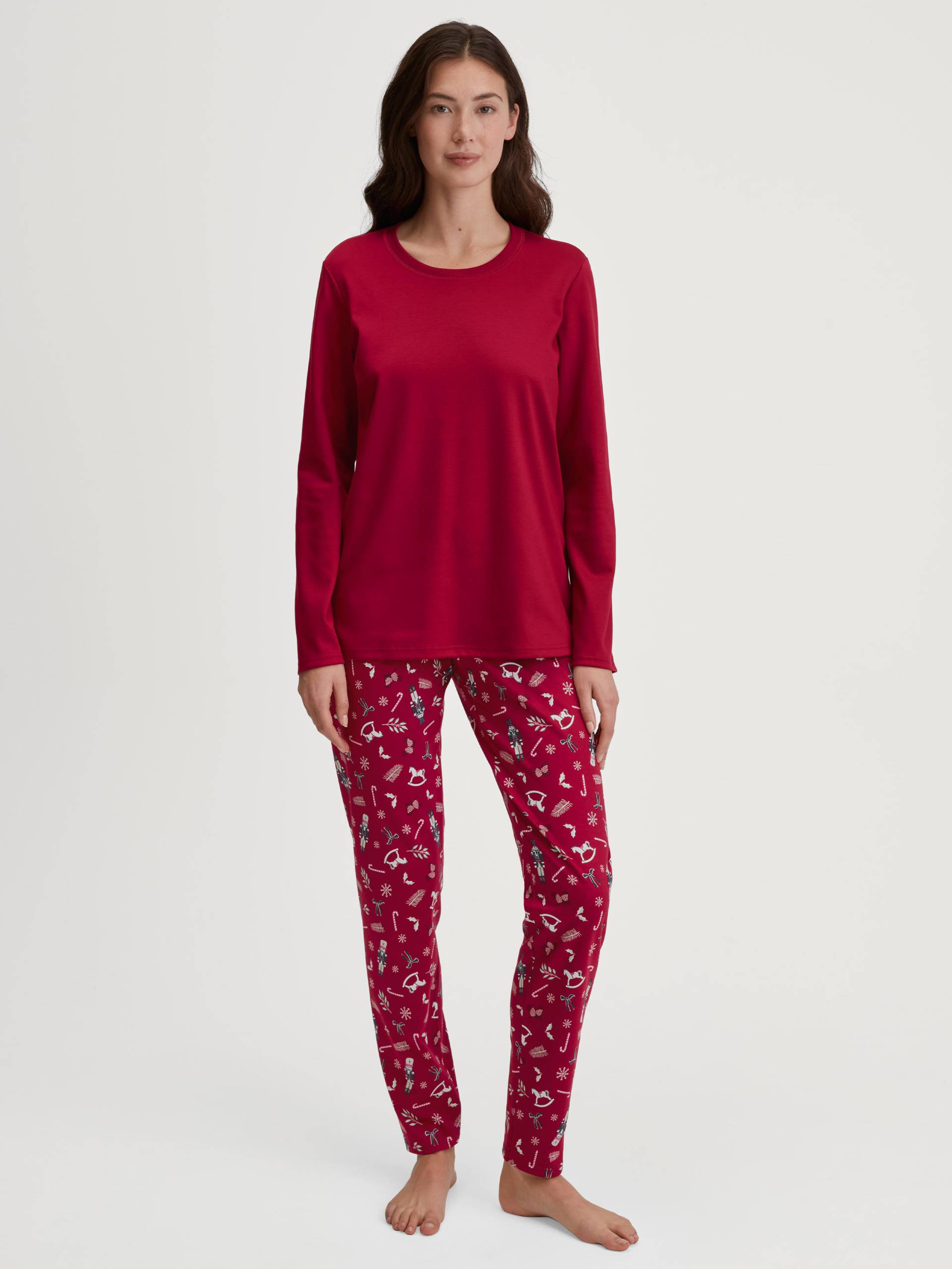 CALIDA - WOMEN Pyjamas deep red - Gr. - S von CALIDA