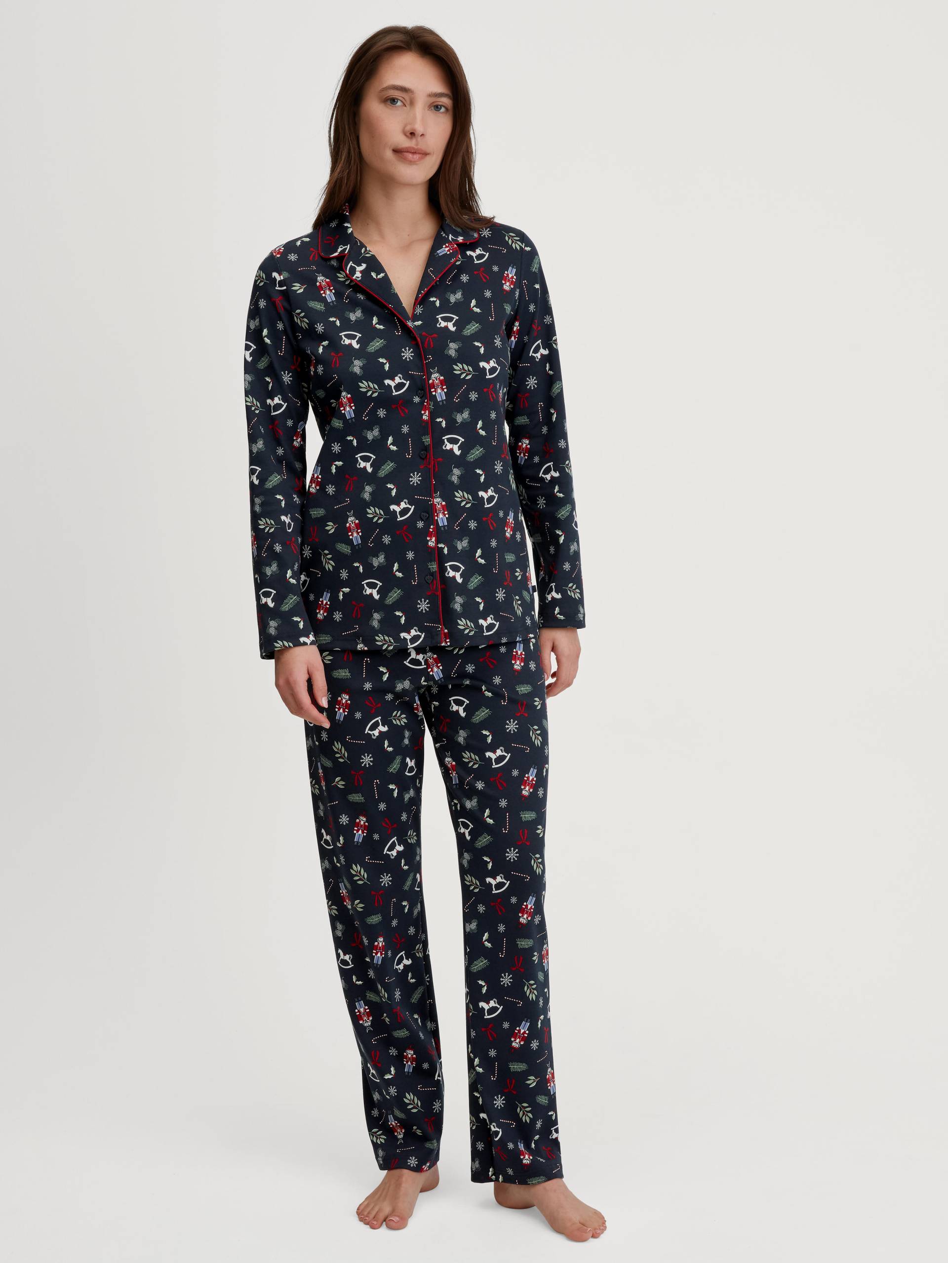 CALIDA - WOMEN Pyjamas saphir blue - Gr. - M von CALIDA