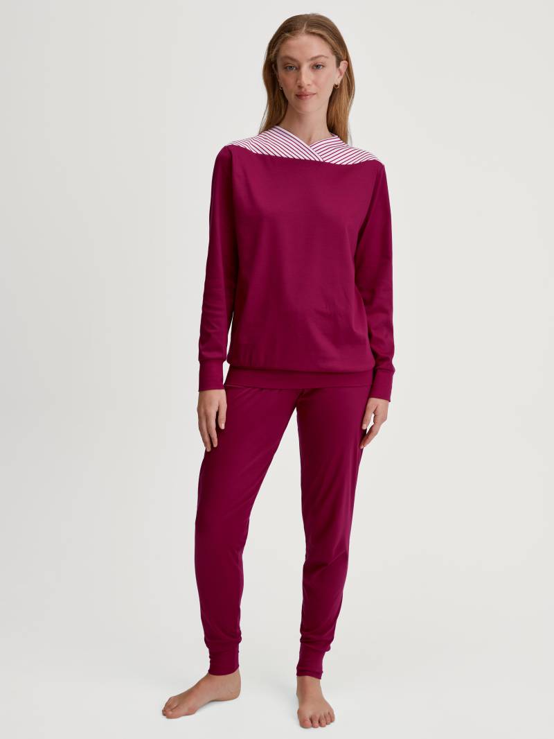 CALIDA - WOMEN Pyjamas with cuff dahlia pink - Gr. - L von CALIDA