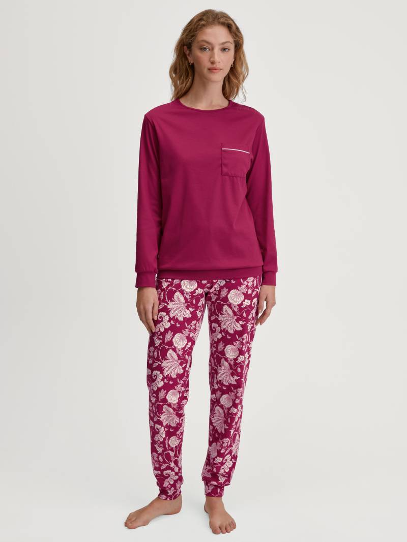CALIDA - WOMEN Pyjamas with cuff dahlia pink - Gr. - M von CALIDA