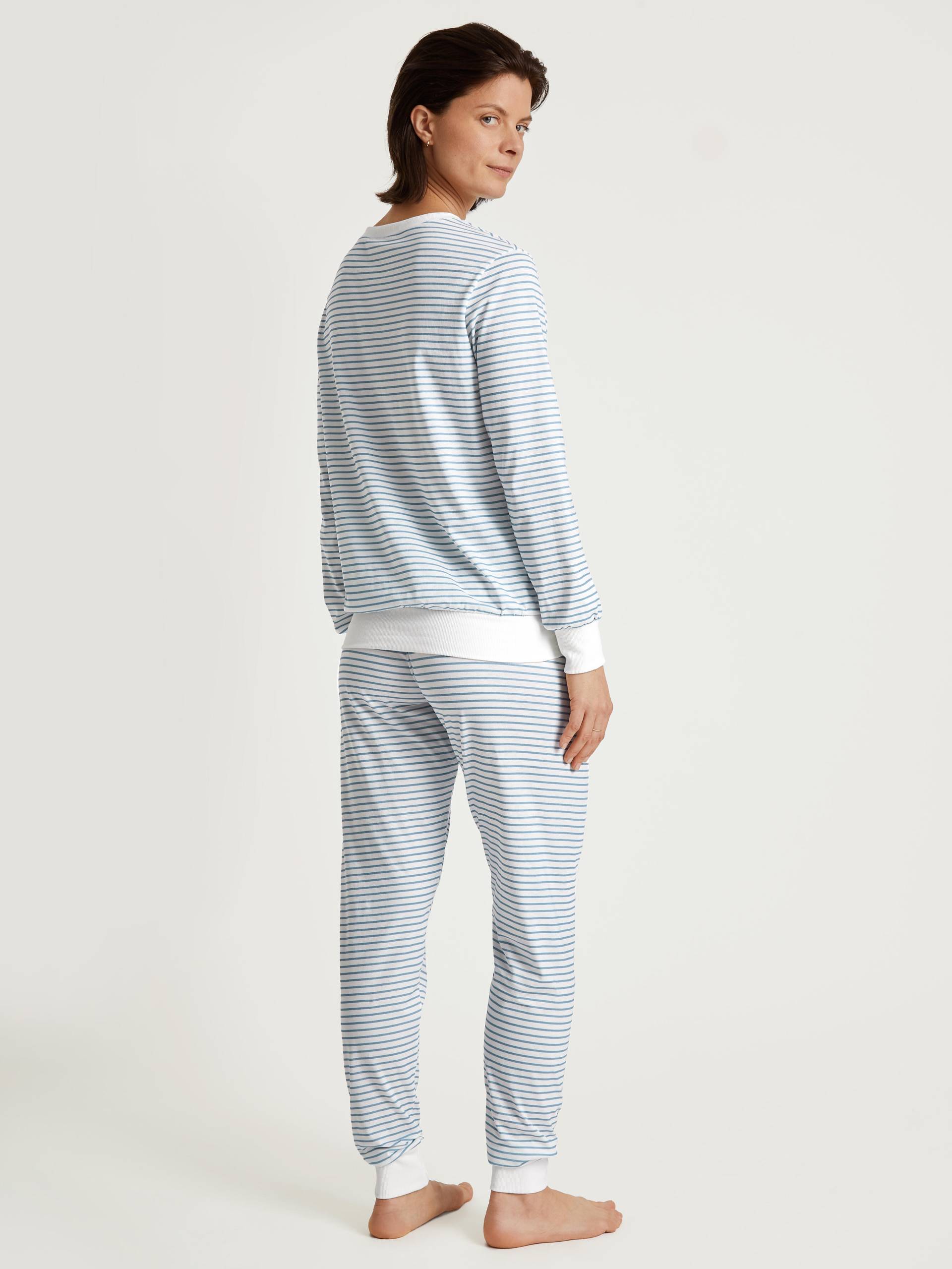 CALIDA - WOMEN Pyjamas with cuff endless sky - Gr. - S von CALIDA