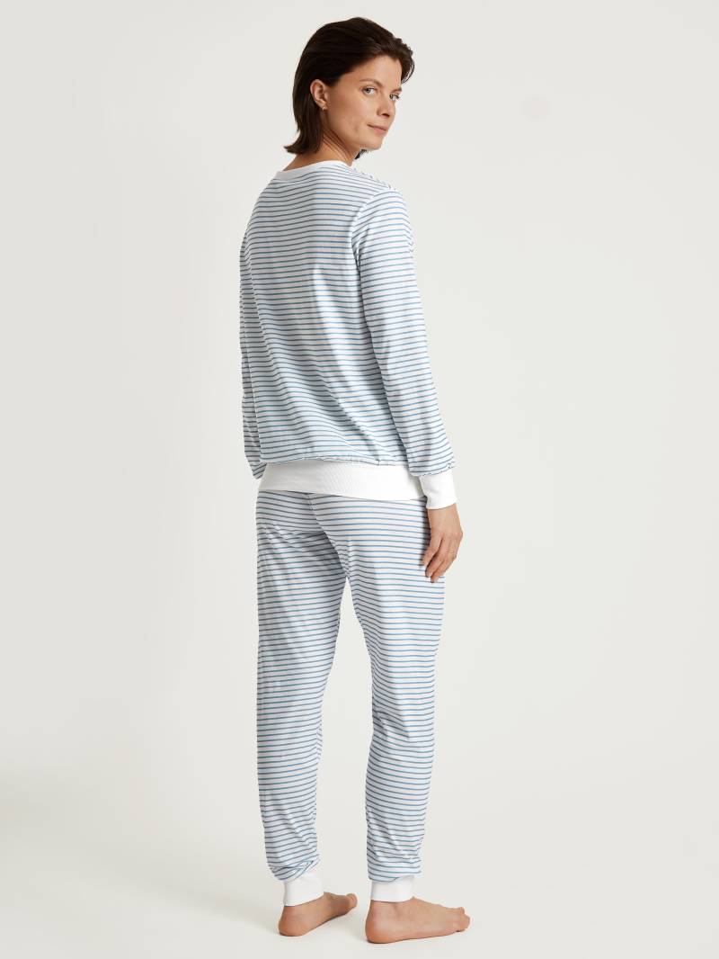 CALIDA - WOMEN Pyjamas with cuff endless sky - Gr. - S von CALIDA
