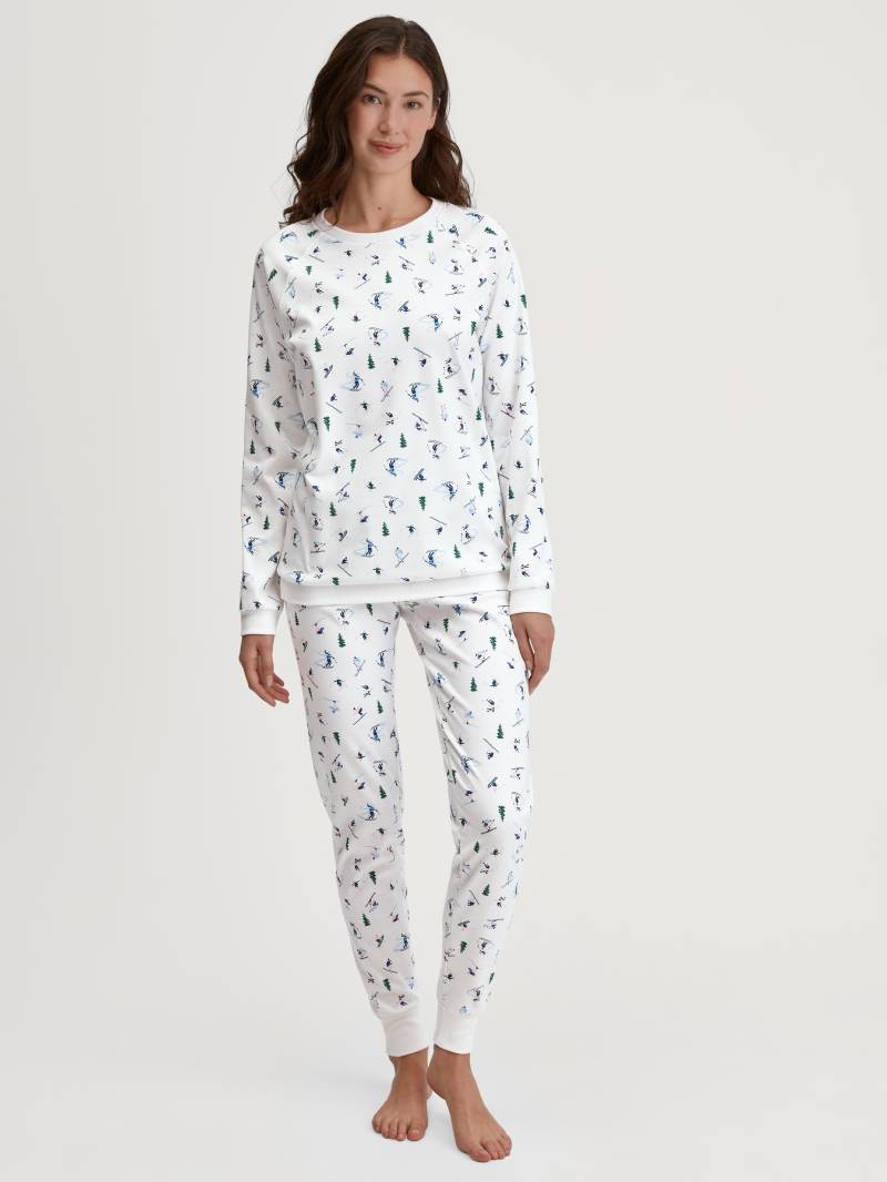 CALIDA - WOMEN Pyjamas with cuff star white - Gr. - M von CALIDA