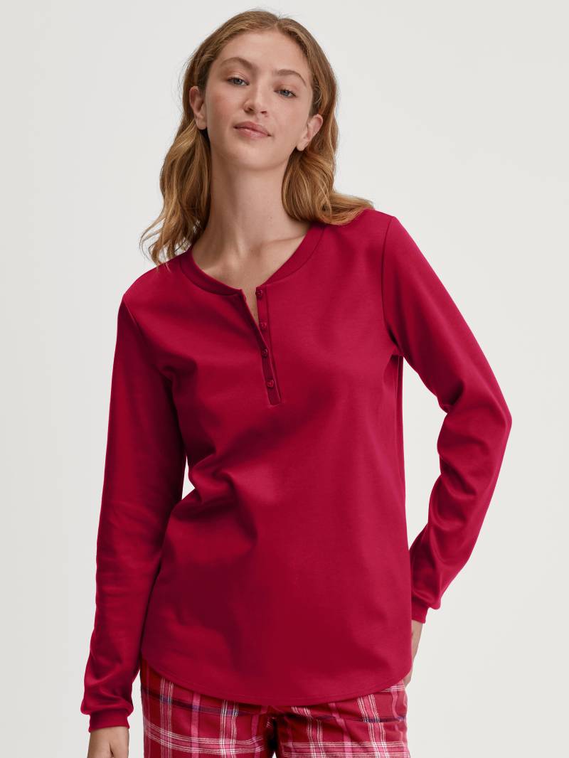 CALIDA - WOMEN Shirt long-sleeve rio red - Gr. - XS von CALIDA