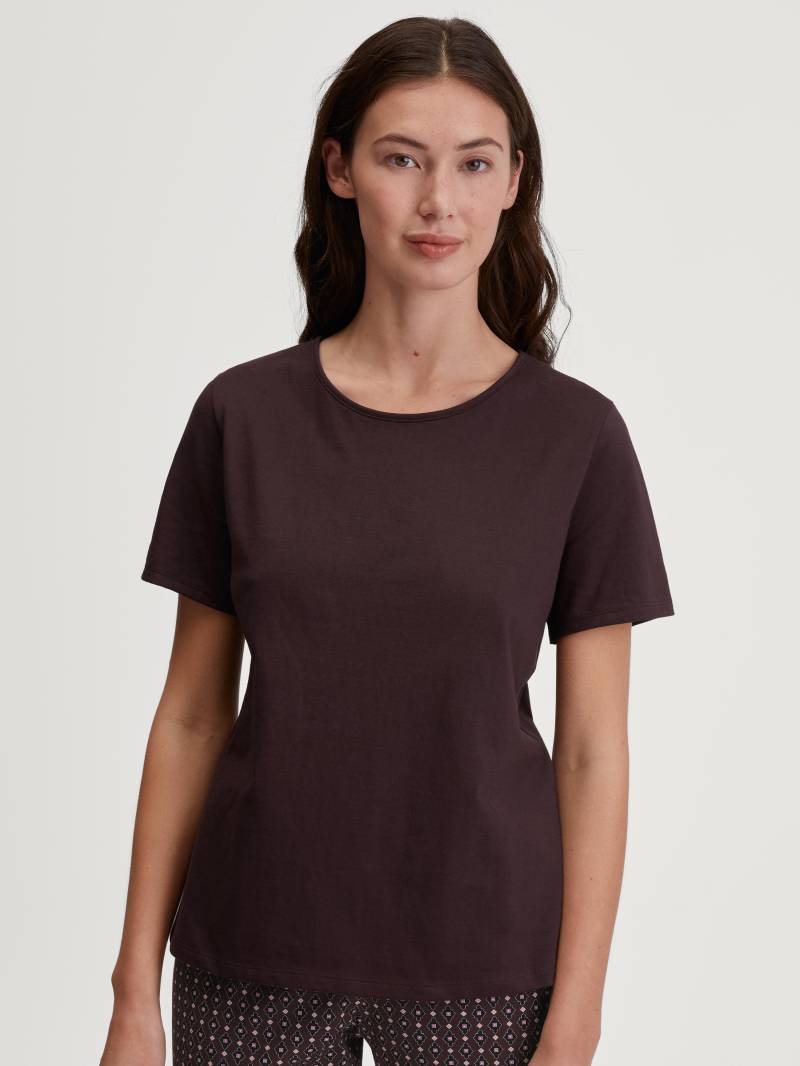 CALIDA - WOMEN Shirt short-sleeve black cherry - Gr. - M von CALIDA