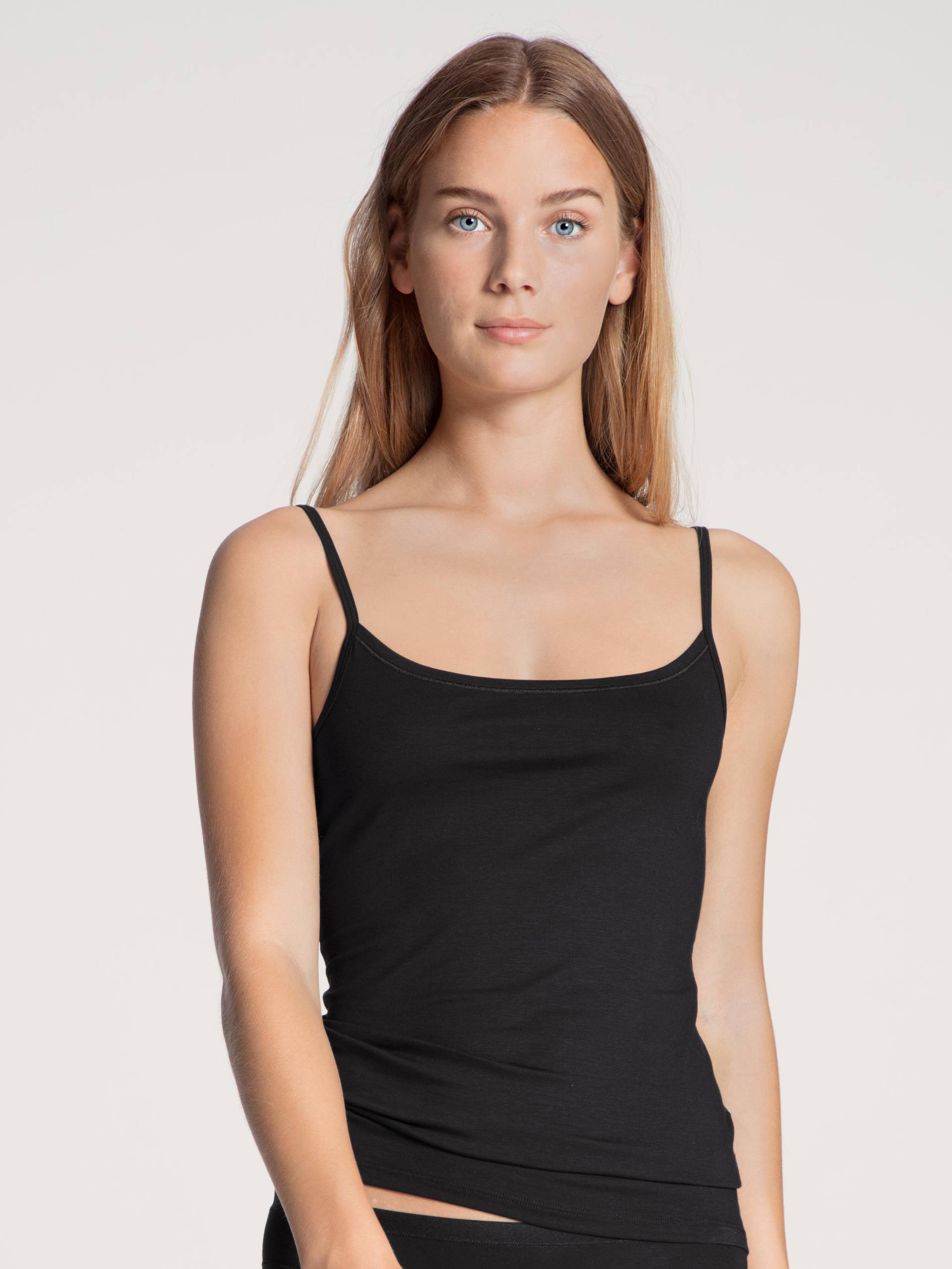 CALIDA - WOMEN Spaghetti top black - Gr. - L von CALIDA