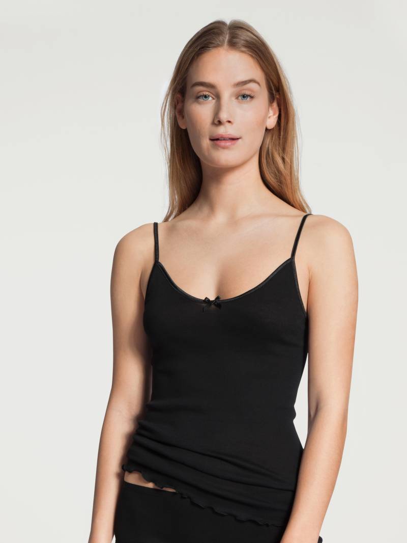 CALIDA - WOMEN Spaghetti top black - Gr. - M von CALIDA