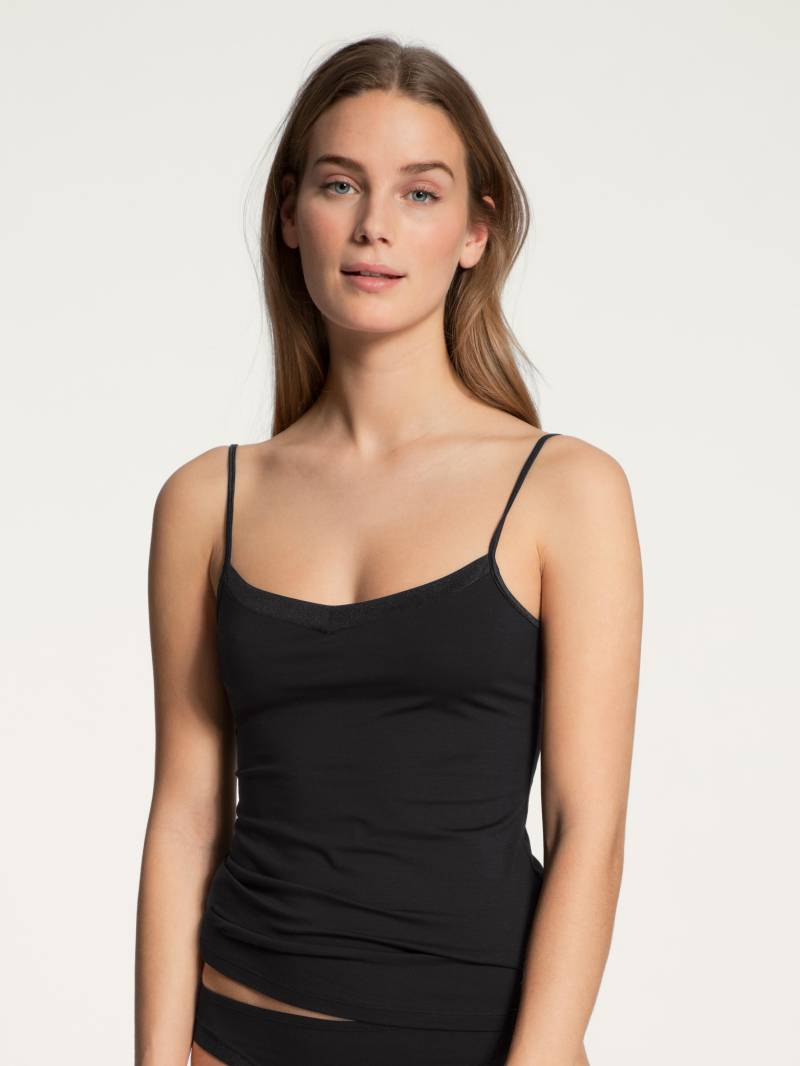 CALIDA - WOMEN Spaghetti top black - Gr. - M von CALIDA
