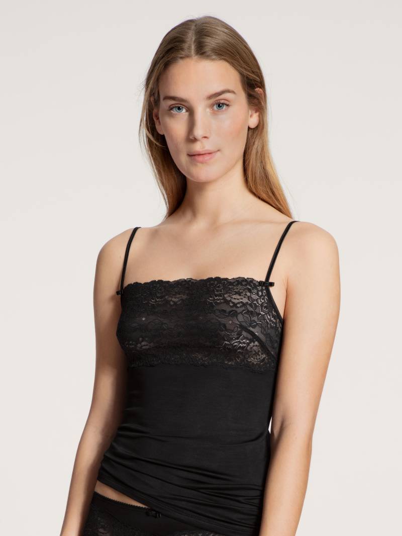 CALIDA - WOMEN Spaghetti top black - Gr. - M von CALIDA