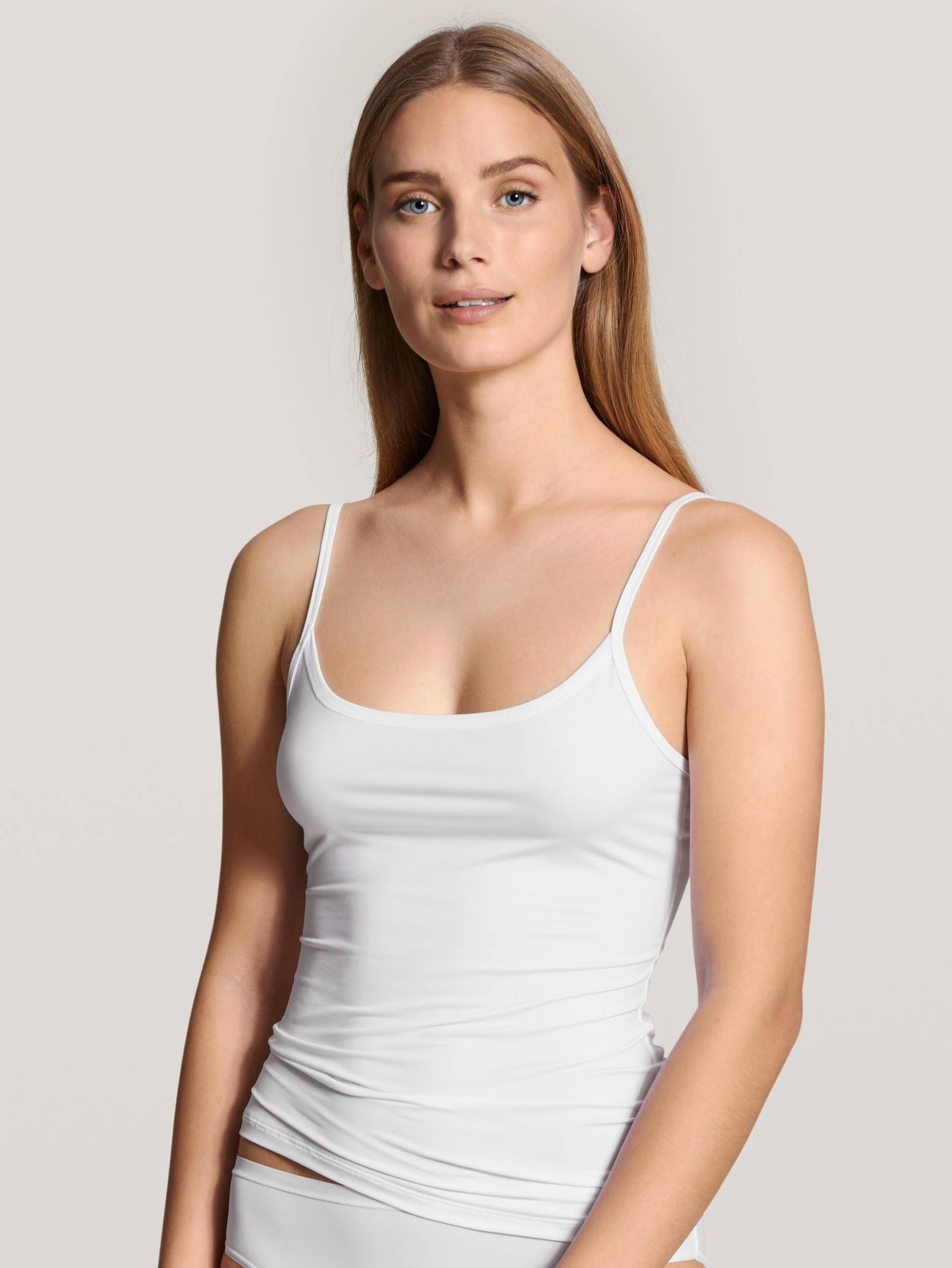 CALIDA - WOMEN Spaghetti top white - Gr. - S von CALIDA