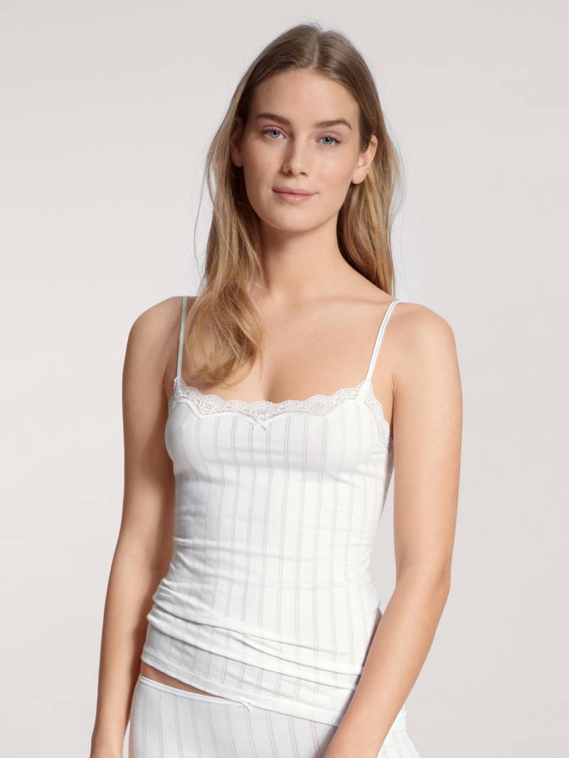 CALIDA - WOMEN Spaghetti top white - Gr. - S von CALIDA