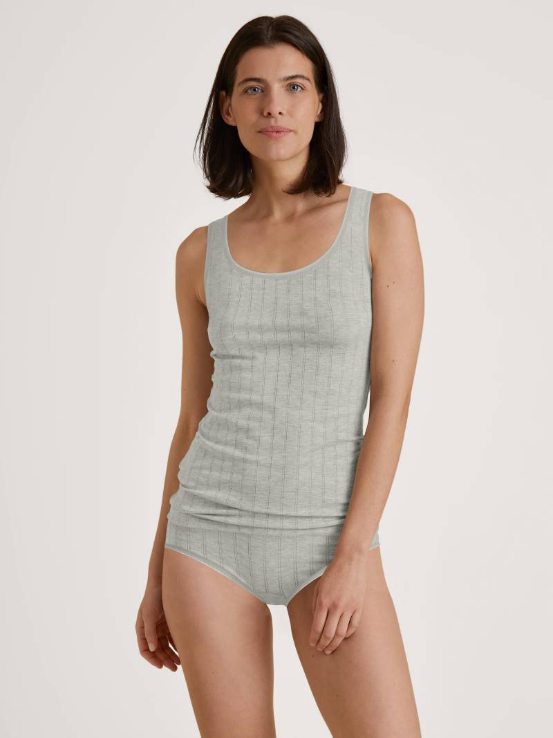 CALIDA - WOMEN Tank top pigment grey melé - Gr. - M von CALIDA