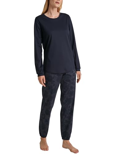 CALIDA Winter Dreams Bündchen-Pyjama Damen, aus 100% Baumwolle CALIDA Winter Dreams Bündchen-Pyjama Damen, aus 100% Baumwolle von CALIDA