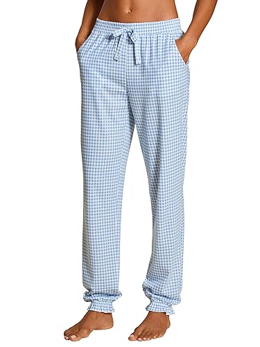Calida Damen Favourites Cottage Hose, Allure Blue, 32-34 von CALIDA
