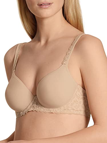 Calida Damen Natural Comfort Spitzen Bügel BH, Halbtransparent, Rose Teint, 85C von CALIDA