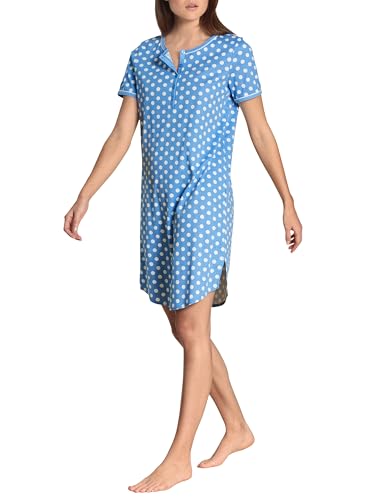 Calida Damen Sweet Dreams Nachthemd, Allure Blue, 32-34 von CALIDA