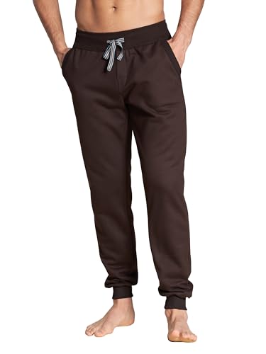 Calida Herren 100% Nature Lounge Jogginghose, Java Brown, 52-54 von CALIDA