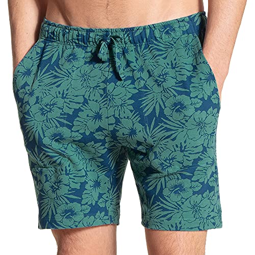 Calida Herren 100% Nature Shorts Pyjamaunterteil, Marsh Green, 50 von CALIDA