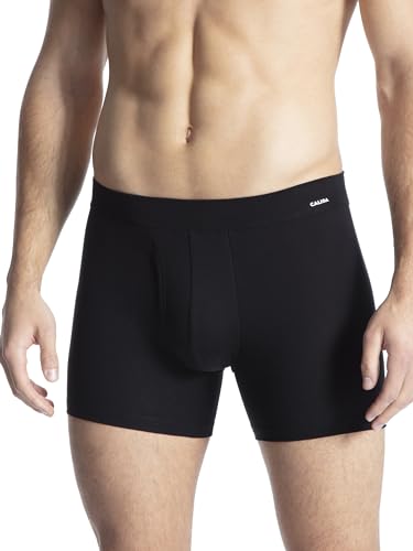 CALIDA Cotton Code Boxershorts Herren, mit stoffüberzogenem Gummibund, mit Eingriff von CALIDA