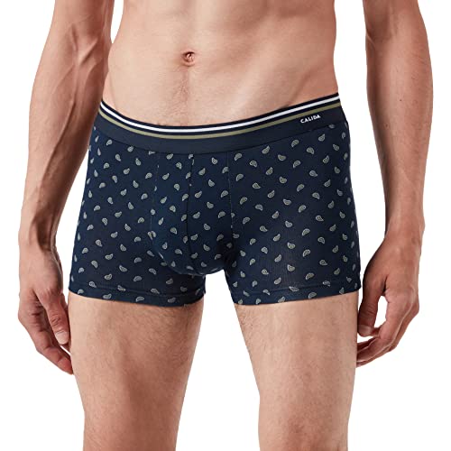 Calida Herren Cotton Code Design Boxershorts, Clover Green, 56 von CALIDA