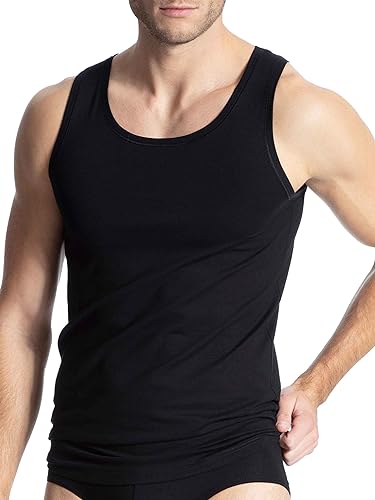 Calida Herren Cotton Code T-Shirt, Schwarz (schwarz 992), Large (Herstellergröße: L) von CALIDA