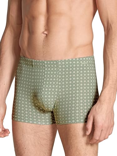 Calida Herren Grafic Cotton Boxershorts, Blickdicht, Loden Frost, 52-54 von CALIDA