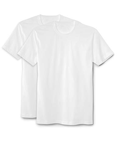 Calida Herren Natural Benefit 2er Pack 1 T-Shirt, Weiß, 56 von CALIDA