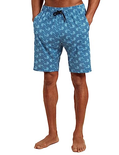 Calida Herren RMX Sleep Weekend Hose, Indian Blue, 46-48 von CALIDA