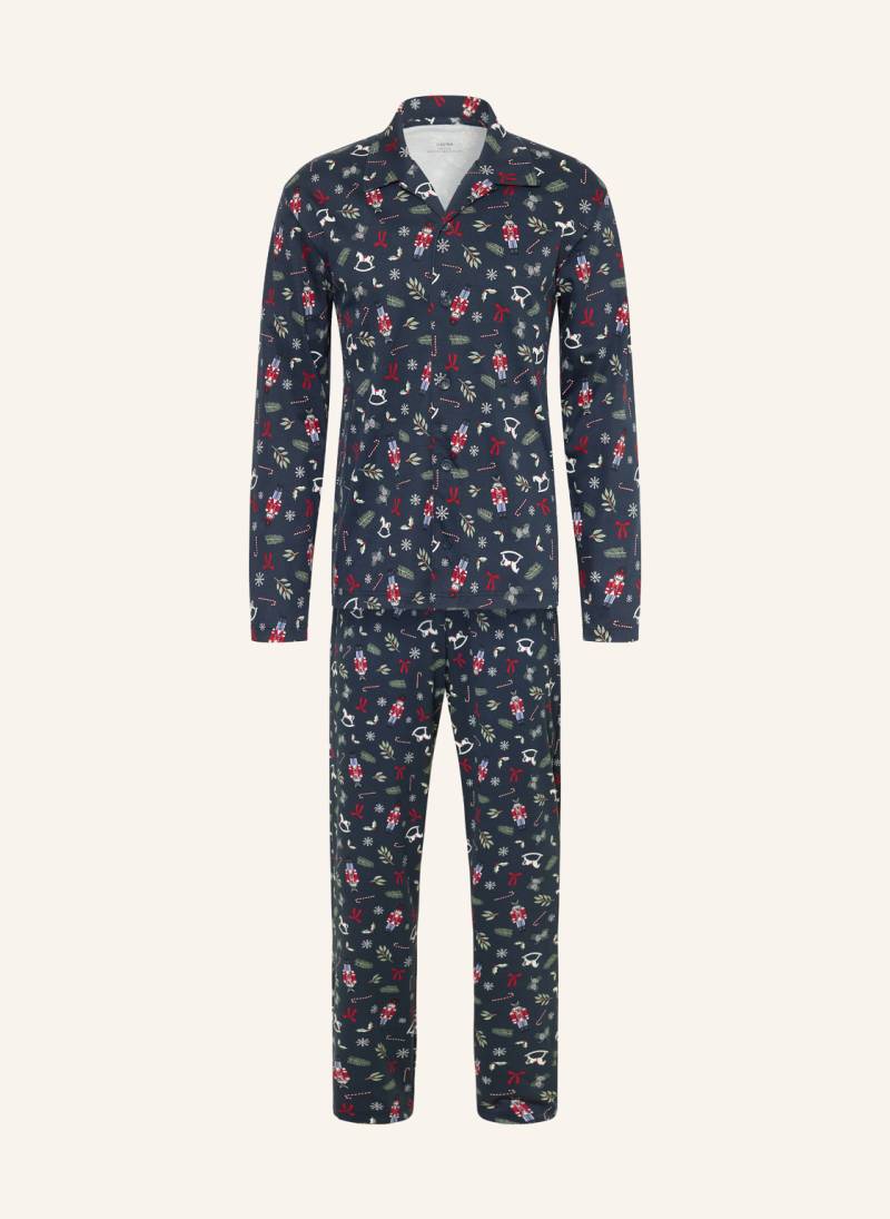 Calida Schlafanzug Family & Friends blau von CALIDA