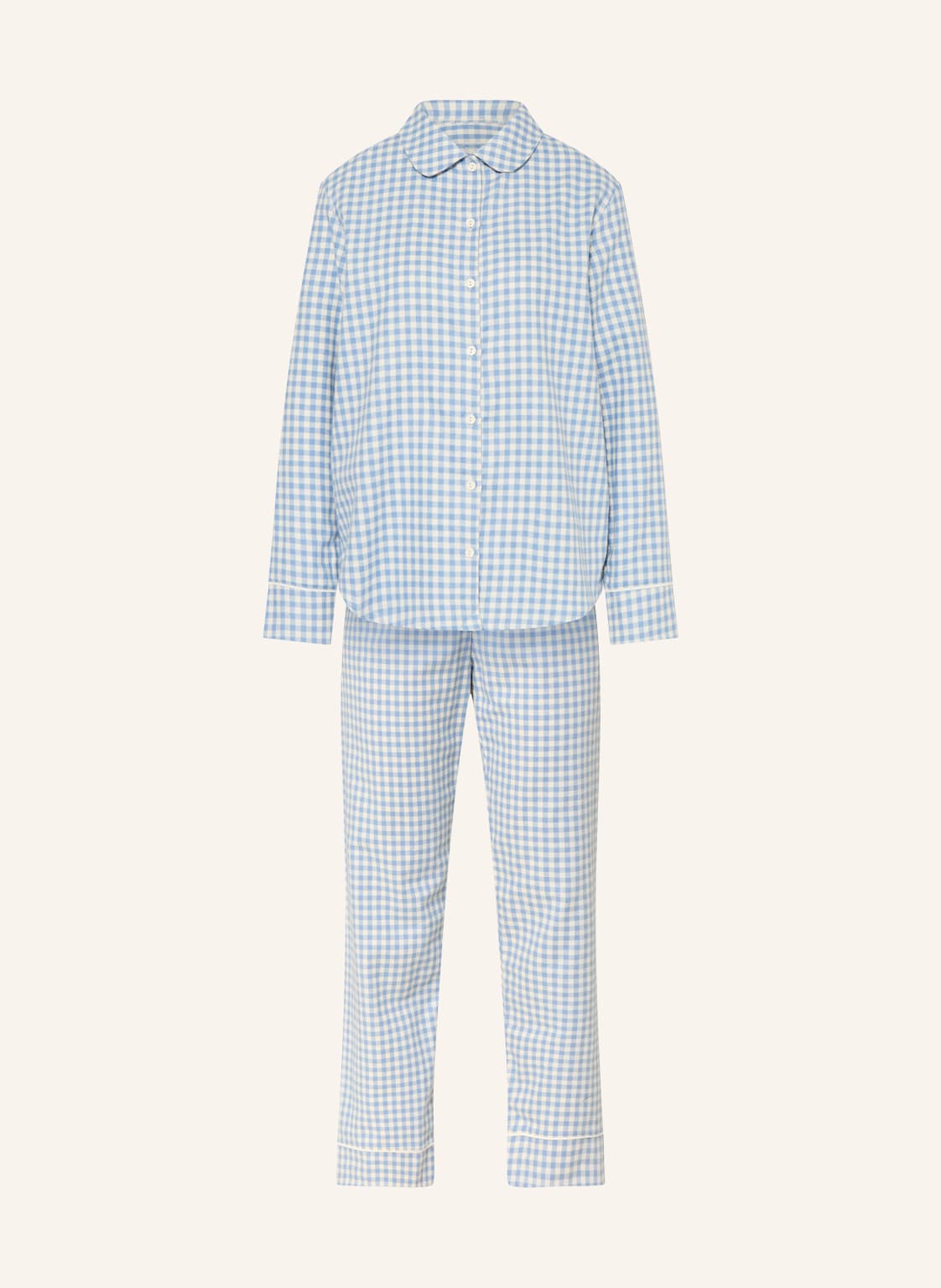 Calida Schlafanzug Flannel Dreams Aus Flanell blau von CALIDA