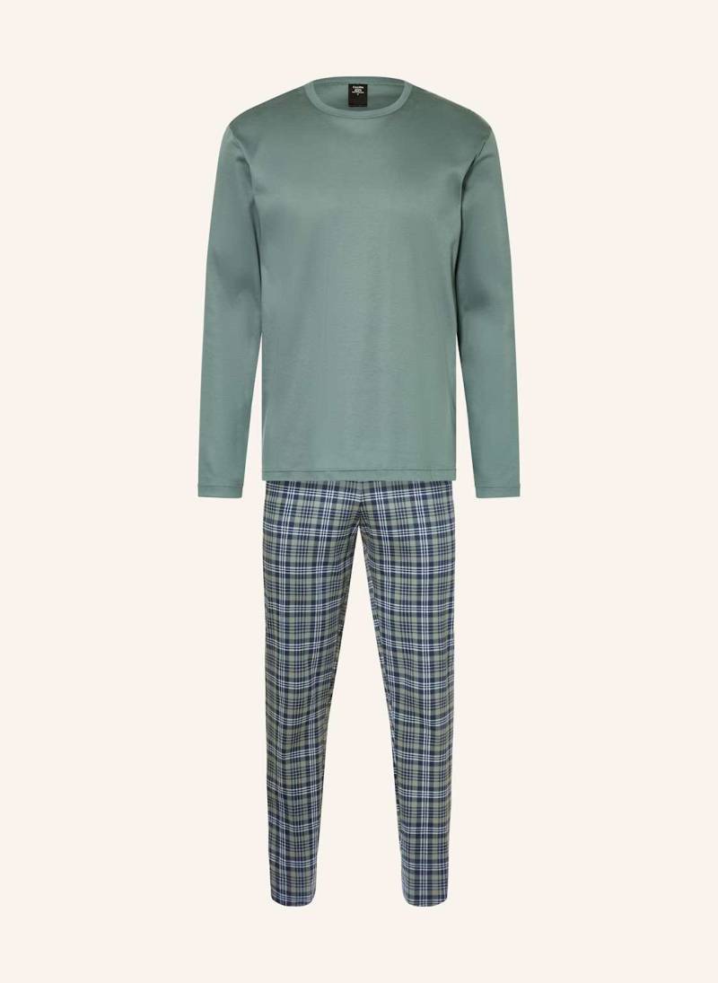 Calida Schlafanzug Relax Streamline 3 gruen von CALIDA