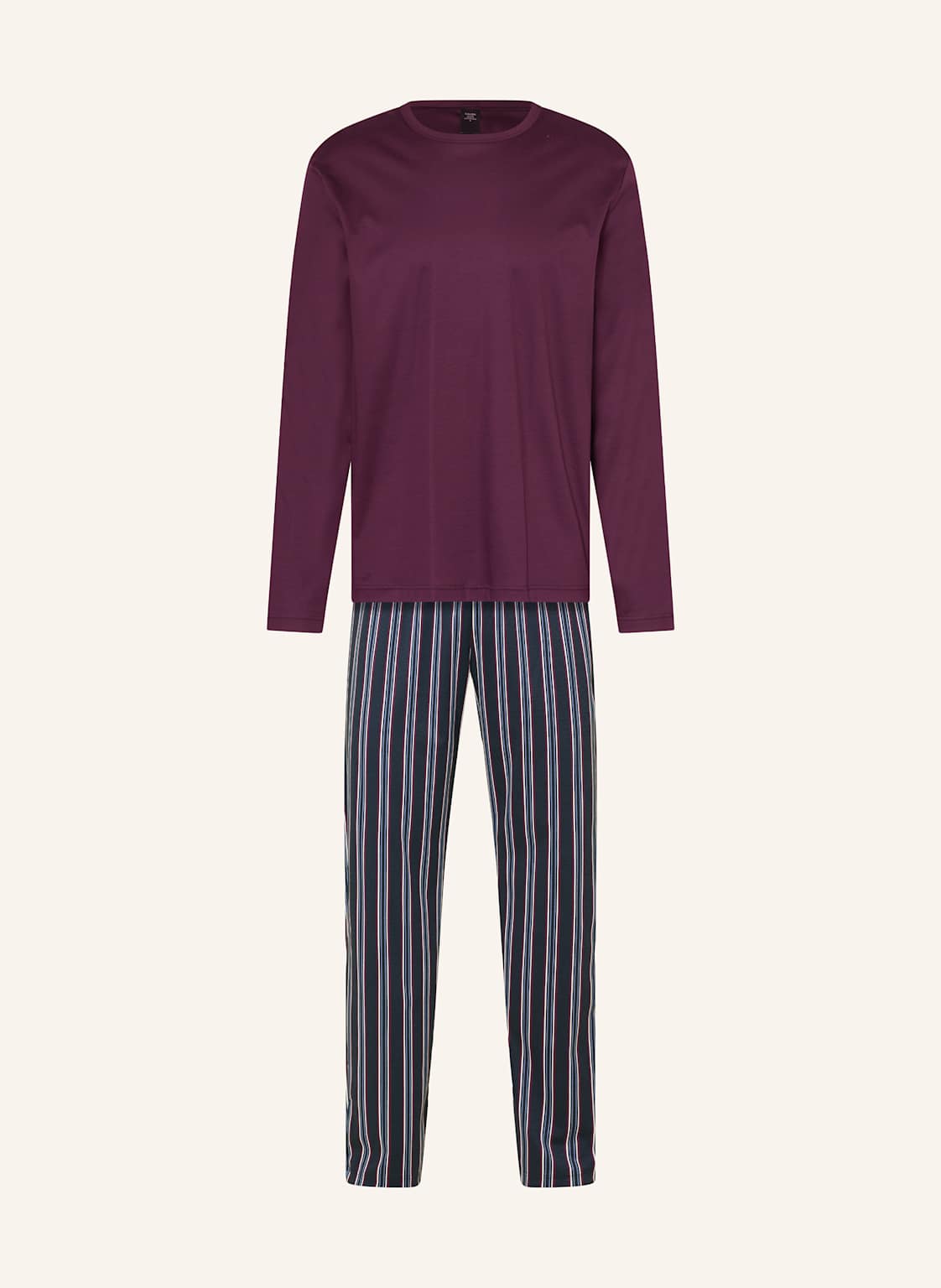 Calida Schlafanzug Relax Streamline 3 rot von CALIDA