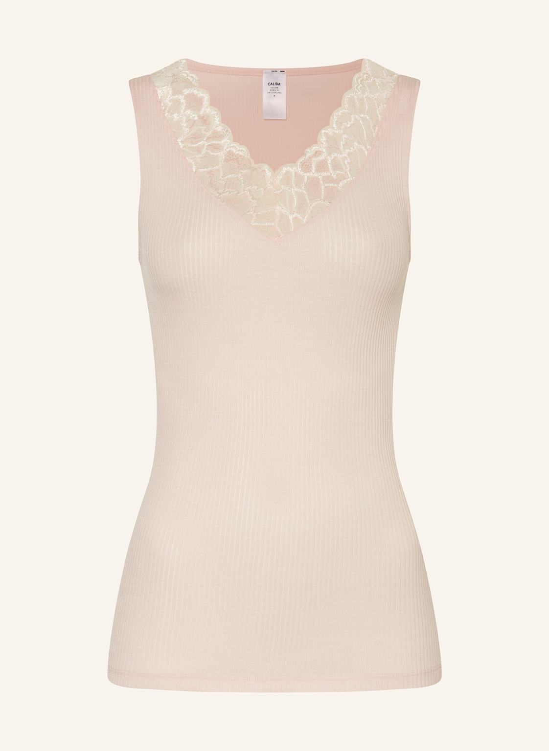 Calida Top Silky Wool Joy Aus Merinowolle Mit Seide rosa von CALIDA