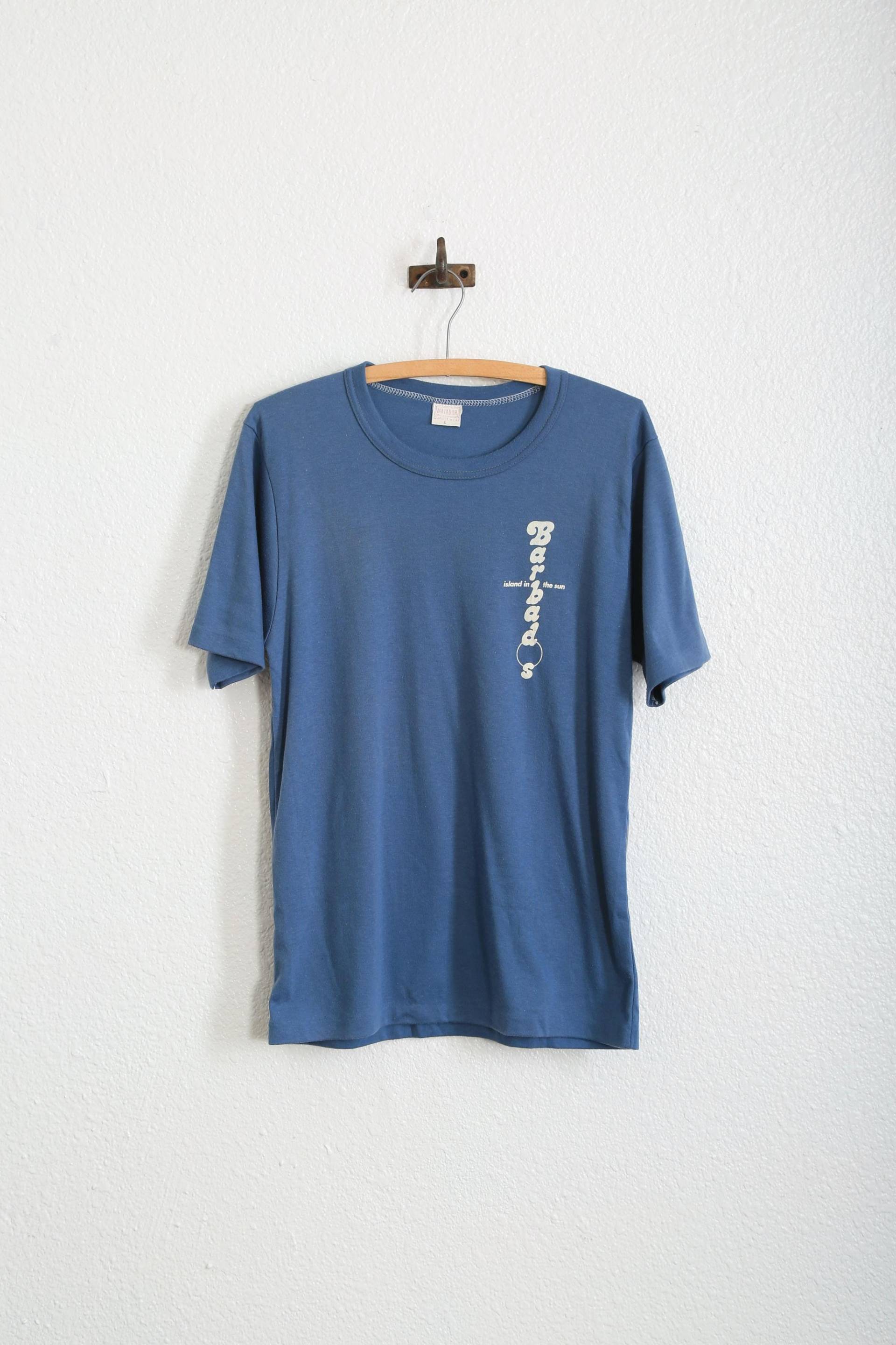 Vintage 70Er 80Er Jahre Barbados T-Shirt von CALIVINTAGEUSA