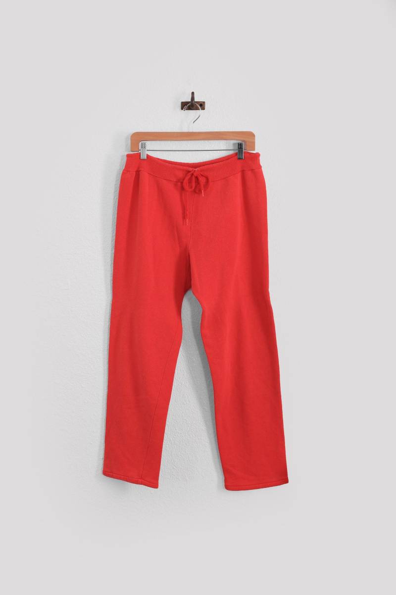 Vintage 70Er Jahre Rote Jogginghose Sweats von CALIVINTAGEUSA