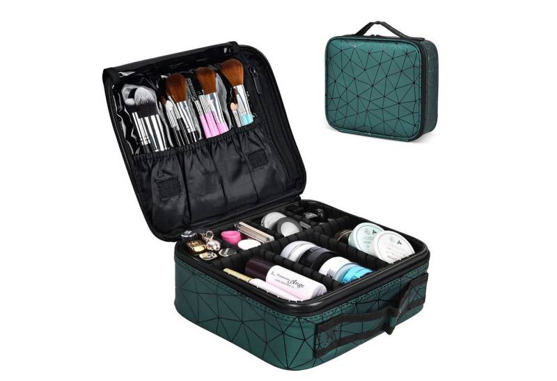 CALIYO Kosmetik-Koffer Kosmetiktasche Portable Reise Make Up Tasche, Makeup Organizer, Tasche Schmink Aufbewahrung Kosmetische Box Wasserdicht Schminktasche CALIYO Kosmetik-Koffer Kosmetiktasche Portable Reise Make Up Tasche, Makeup Organizer, Tasche Schmink Aufbewahrung Kosmetische Box Wasserdicht Schminktasche von CALIYO